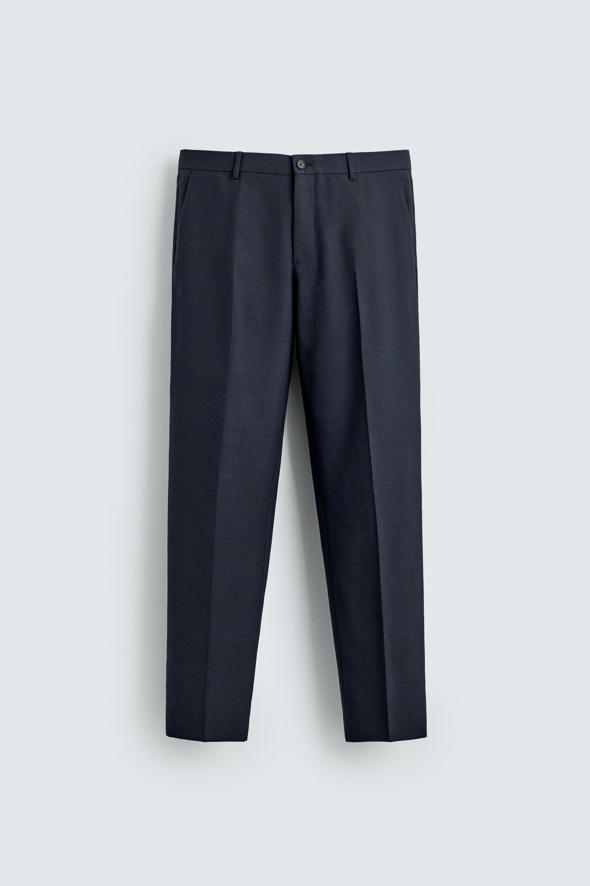PLAID SUIT PANTS